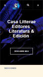 Mobile Screenshot of casalitterae.cl